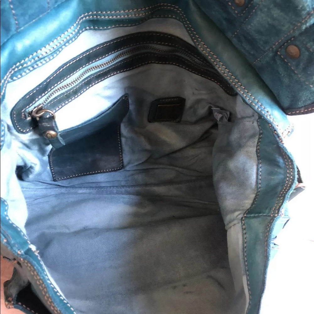 SOLD Free People Campomaggi Large Washed Messenger - Picture 6 of 6